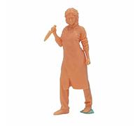 ZEDACAKAI Figurine 1/64 ninja féminin avec couteau Modèle miniature GK Need To Be Colorful By Yourself No1