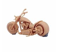 ZEDACAKAI Figurine de moto miniature Rétro 1/43 GK Doit être coloré par Yourself N°2