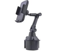 ZEDARO 360 Degrés SUV Camion Voiture Porte-gobelet Support de téléphone Mobile Angle Réglable Support Berceau pour 3.5-6.7" Téléphone Portable (Couleur : Noir, Taille : Universel) Decorate