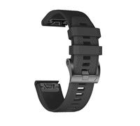 ZEDEVB Pour Fenix 8X bracelet de montre/Fenix 6X Pro bracelet de montre/Fenix 5X bande 26mm bracelets de montre compatibles avec Fenix 6X/Fenix 7X Pro/Fenix 3(Black)