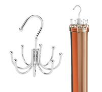 ZEDODIER Lot de 2 Supports de Ceinture pour Accessoires de Placard, capacité de Stockage maximale de 24, Crochet de Rangement pour Ceinture, Soutien-Gorge, débardeur, Cravate, écharpe, Sac à Main