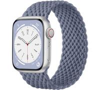 Zedoli Bracelet Solo Loop tressé extensible compatible avec Apple Watch pour homme et femme - 38 mm, 40 mm, 41 mm, 42 mm, 44 mm, 45 mm, 49 mm - Bracelet élastique en nylon pour iWatch Series 9 8 7 6 5