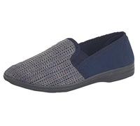 Zedzzz Harley Pantoufles à double soufflet en textile pour homme Bleu marine, bleu marine, 42 2/3 EU