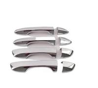 ZEEBQHKLW Accessoires pour Voiture pour VW pour Jetta Mk7 2019 2020 2021 2022 ABS Extérieur Poignée De Porte De Voiture Décoration Protection Couverture Garniture pièces Modification(Without Hole-E)