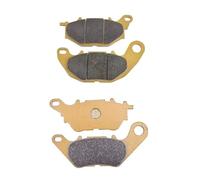 ZEEBQHKLW Disque Plaquettes Frein Avant Et Arrière Moto 125CC pour Y&amaha X-Max 125 ABS Tech Max 2019-2021 Xmax 125 ABS 2018-2020 YP125 YP 125 Accessoires(Gold-Front and Rear)