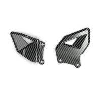 ZEEBQHKLW pour CBR600RR CBR600 RR 2003-2024 Moto Carbon-Look Pédale Talon Protège Plaques Décoration Accessoires(Array Texture)