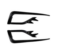 ZEEBQHKLW pour Golf 7 MK7 2014 2015 2016 2017 2018 2019 Garniture Sourcil Feu Antibrouillard Garniture Pare-Chocs Avant Grilles Feu Antibrouillard Diffuseur Accessoires(Black 2017-2019)