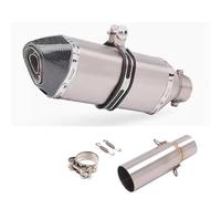 ZEEBQHKLW pour Piaggio pour Beverly 125 300 MP3 125 250 300 LT X10 2008-2016 Silencieux D'échappement De Moto Silencieux De Tuyau De Liaison Intermédiaire Pièces de Rechange(Type G)