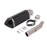 ZEEBQHKLW pour Y&amaha pour Tricker XG250 XT250 2004-2008 Moto Échappement Modifié Tuyau De Liaison Intermédiaire Silencieux Adaptateur Connect Slip on Pièces de Rechange(D)