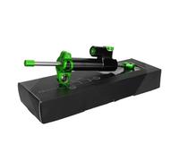 ZEEBQHKLW Stabilisateur de Guidon pour GROM CBR1000RR CBR650F CBR600RR CBR500R CBR300R CBR250R CB500F Amortisseur De Direction Stabilisateur en Aluminium pour Moto(Green Black)