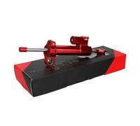ZEEBQHKLW Stabilisateur de Guidon pour GROM CBR1000RR CBR650F CBR600RR CBR500R CBR300R CBR250R CB500F Amortisseur De Direction Stabilisateur en Aluminium pour Moto(Red Red)