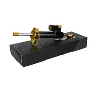 ZEEBQHKLW Stabilisateur de Guidon pour GROM CBR1000RR CBR650F CBR600RR CBR500R CBR300R CBR250R CB500F Amortisseur De Direction Stabilisateur en Aluminium pour Moto(Gold Black)