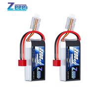 Zeee 2S 2200mAh Shorty RC Lipo batterie 7.4V 50C T/XT60 prise souple RC voiture camion Buggy FPV Drone hélicoptère avion RC pièces 2S 2200mah T