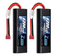 Zeee 2S Lipo Batterie 7.4V 50C 4200mAh RC Batterie avec Deans T Plug pour RC Voiture RC Camion RC Hobby (2 Packs)