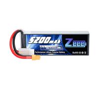 Zeee 3S Lipo 5200mAh 11,1V 80C 3S Batterie RC avec connecteur XT60