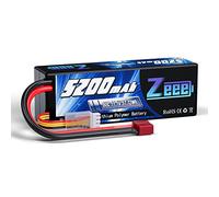 Zeee 3S Lipo Batterie 5200mAh 11,1V 80C hardcase avec connecteur T | Batterie RC pour FPV RC Drones Vélo de Route Quadcopters Avion Hélicoptère RC Evader BX Auto Car Truck LKW Truggy RC Hobby