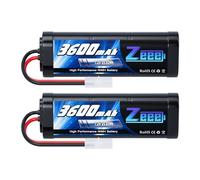 Zeee RC Batterie 7,2V 3600mAh NiMH Batterie(2 Paquets)