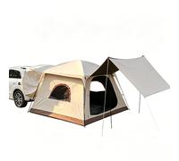 ZEEGII Grand Auvent de Camping pour SUV, Tente de Hayon Portable avec Moustiquaire Respirante, Abri Pare-Soleil Anti-UV pour Extension de Coffre, Équipement Extérieur pour Pique-Nique