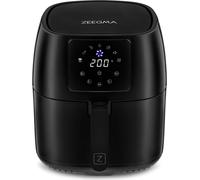 Zeegma Air Fryer 4,5L 1400W LCD Timer - Cuisiner sans graisse, Noir