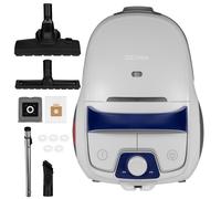 ZEEGMA Aspirateur ZONDER VERRE KLASSIK, avec sac, puissance d'aspiration élevée 800 W, 2 filtres hygiéniques, fonctionnement silencieux, cartouches parfumées