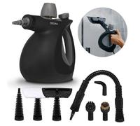 ZEEGMA Draden - Nettoyeur vapeur à main - Portable - 1000 W - Température à 110°C - 350 ml - Pression 3 bars - 9 accessoires