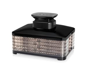 ZEEGMA Dry Chef Pro Déshydrateur Alimentaire Électrique, 400W, 5 Plateaux Empilables, Thermoberge pour Séchage Uniforme, Température Réglable 35-70°C & Minuterie 72h, Affichage LED, Design Modulaire