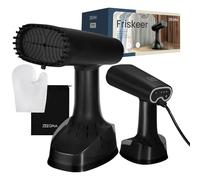 ZEEGMA FRISKEER 2 en 1 Défroisseur Portable pour Vêtements, Fer à Vapeur 1640 W, 380 ml Débit de Vapeur 25 g/min Chauffage Rapide en Toute Sécurité pour le Tissu Repassage Horizontal et Vertical