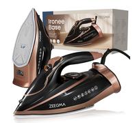 ZEEGMA IRONEE BASE Fer à Repasser Filaire avec Revêtement Céramique 3100 W, 40 g/min à Sec et à Vapeur, Réservoir Autonettoyant de 320 ml, Fonction Auto-nettoyage, Anti-Goutte et Anti-Calcaire