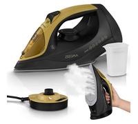 ZEEGMA Ironee - Fer à repasser Sans Fil - Jet vapeur horizontal et vertical - 2600 W - Anti calcaire - Semelle en Céramique - Noir