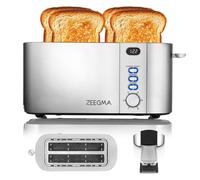 Zeegma Toaster Sandwich Maker 4 Tranches Grillées 1500W Toast Avec Fonction Décongélation