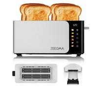 Zeegma Toaster Toaster 4 Tranches Grillées 1500W Toast Touch Led