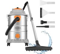 Aspirateur eau et poussière ZEEGMA Zonder Pro Multi - Cuve inox 25L - filtre HEPA - 1600W