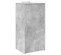 Zeehear Armoire de rangement multi-usages avec étagère - 50 x 45 x 103,5 cm - En matériau dérivé du bois - Gris béton - Solution de rangement polyvalente pour bureau, couloir