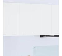 Zeehear Armoire murale moderne en bois avec 2 portes - Blanc - 60 x 31 x 80 cm - Pour cuisine, salle à manger, salon, grand espace de rangement, durable