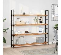 Zeehear Étagère flottante 140 x 20 x 4 cm en bois massif d'acacia avec revêtement à l'huile, étagère murale robuste pour salon, cuisine, chambre à coucher, garage, rangement polyvalent