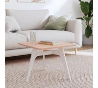 Zeehear Plateau de table carré 50 x 50 x 1,5 cm en bois de hêtre massif non traité, plateau de rechange pour table basse, ordinateur, bureau, projets de meubles, durable