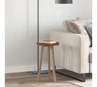 Zeehear Plateau de table rond, marron foncé, Ø 30 x 2,5 cm, en bois de chêne massif, surface durable pour table à manger, bureau d'ordinateur, bureau