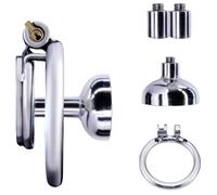 ZeeKoug Casual Fun Flat Cage Fitness Training Equipment MéTal 40mm Anneau + 2 Tiges + Couvercle NéGatif Accessoires pour AméLiorer L'Endurance Cadeau pour Les Couples