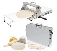 ZEEKYFOR Laminoir à Pâte Professionnel pour Croissants, Laminoir Manuel Pliable, épaisseur Réglable, pour Boulangeries et Viennoiseries 60x30cm