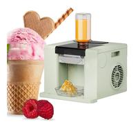 ZEEKYFOR Machine à Glace Flocon de Neige, Mini Machine à Glace, Machine à Glace Pilée Commerciale, Sorbetière 60 kg/24 H pour Fêtes, Salons de Thé et Desserts Green