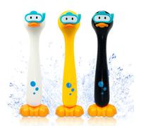 zeeloopbee Lot de 3 bâtons de plongée en forme de canard pour enfants de 4 à 8 ans, bâtons de plongée pour s'amuser sous l'eau, jouets de piscine pour enfants de 7 à 12 ans (bâtons de canard)
