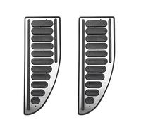 ZEELYDE 2X Auto No Drill Anti- Footrest Pédale Pad Pédale Cover Autocollant pour Focus Fiesta Mondeo Accessoires de voiture