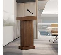 ZEELYDE Lutrins et podiums,Podium de Salle de conférence de cathédrale d'église pour Les professeurs de prêtre de pupitre, Support de Podium de présentation avec la Surface de Lecture, podiums de ch