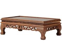 ZEELYDE Support pour Plantes,Présentoir en Bois sur piédestal Bonsai, Présentoirs en Bois Base de bonsaï de Vase de théière Pratique pour la décoration de Bureau à Domicile Présentoir de décoration