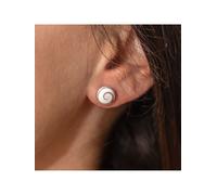 Zeeme Boucles d'oreilles blanc, Taille One Size