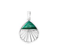 Zeeme Pendentif vert / blanc, Taille One Size