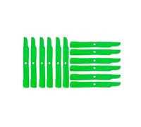 Zeenparts AM137329 AM141034 Lot de 12 lames d'ensachage compatibles avec tracteur à gazon John Deere X300 X304 100 102 105 115 125 135 Zero-Turn Tondeuse Z225 S100 S110 S120 S1300 S240. SST15 SST16