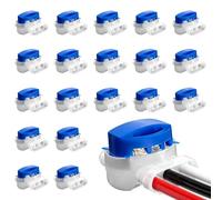 Zeeorymn 20 Pcs Connecteurs de Câble Robot Tondeuse,Connecteur Electrique Etanche Remplis des Résine pour Étendre ou Réparer cable peripherique robot tondeuse, Automower,jardin,Dénudage Inutile