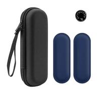 Zeeorymn Boîte de voyage réfrigérée pour médicaments avec 2 blocs de glace et thermomètre, sac de voyage isotherme à insuline, facile à transporter (noir)