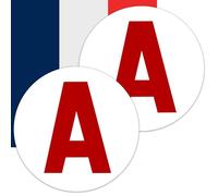 Zeeorymn Disque Jeune Conducteur Electrostatique sans Adhésif - Lot de 2 - Adhésion Réutilisable pour Pare-Brise - Ø 15cm